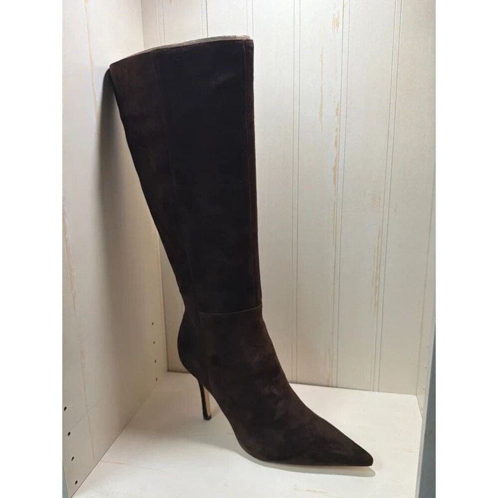 Nine West Gerty Wide Calf Suede Boots NWT Size US 9